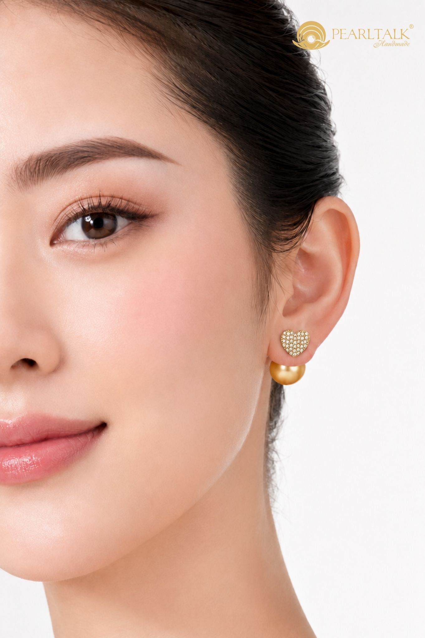 BÔNG TAI NGỌC TRAI FRESHWATER VÀNG 18K